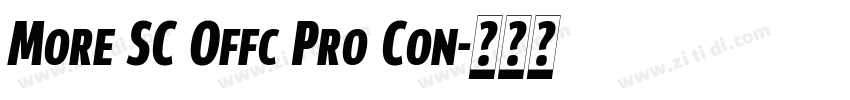 More SC Offc Pro Con字体转换